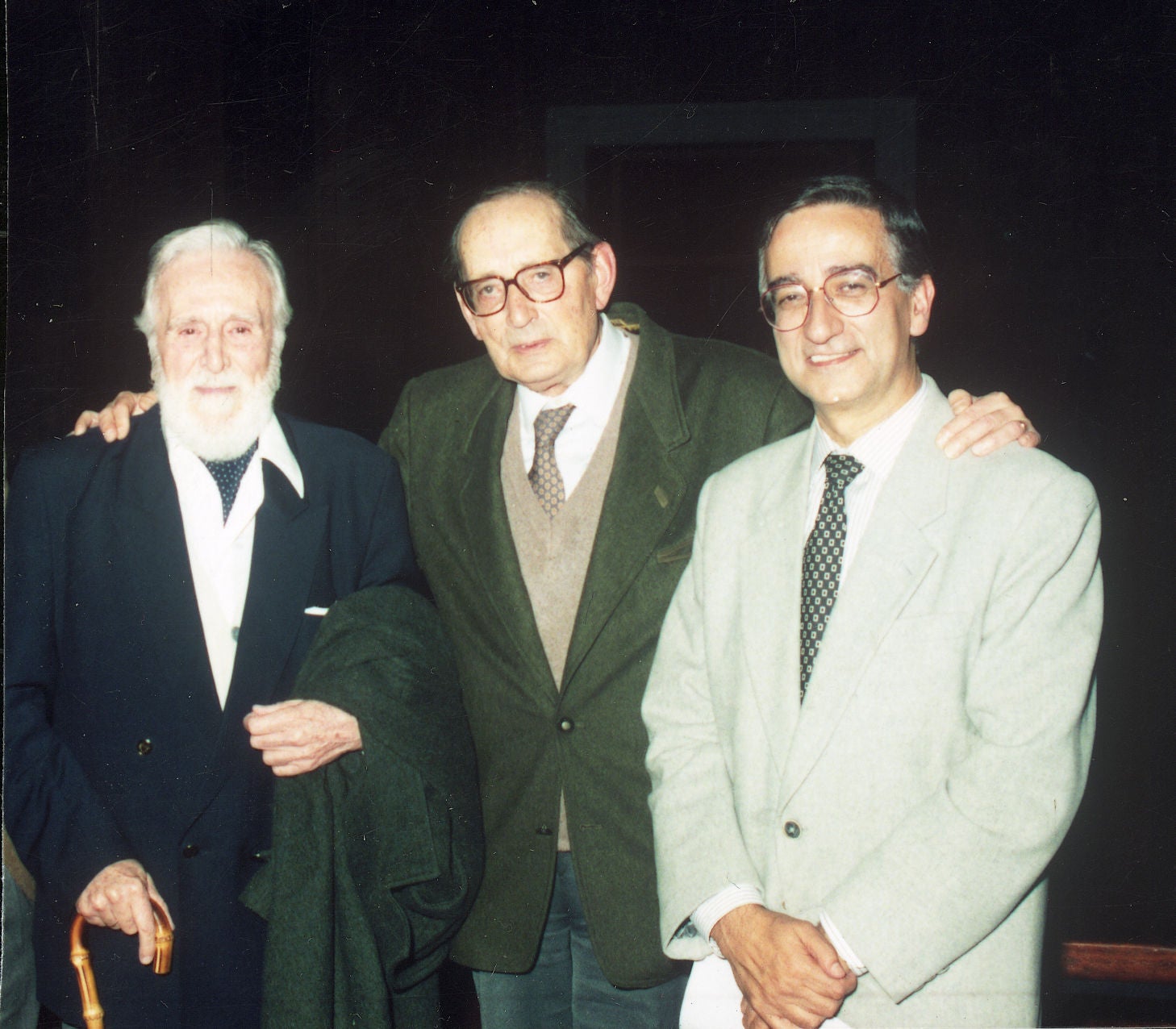 Francsico Pino, Miguel Delibes y Ramón García Domínguez