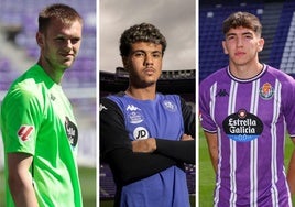 Karl Hein, Adam Aznou y Mario Martín.