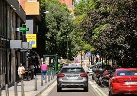 Calle San Lorenzo de Valladolid, lugar de la agresión.