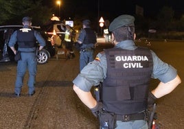 Control de la Guardia Civil, en imagen de archivo.