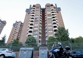 Vista trasera del edificio.