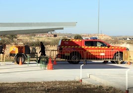 Un momento de la prueba de conducción del proceso selectivo de los bomberos, celebrada en diciembre.