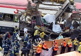 Atentado en la estación de Atocha en 2004.