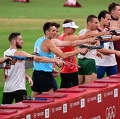 Imagen de una prueba de láser-run.
