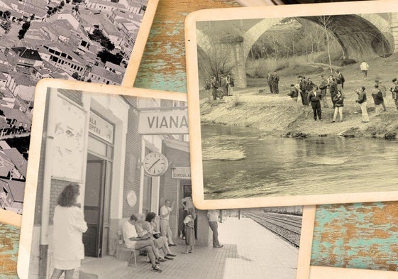 Collage de fotos antiguas de Viana