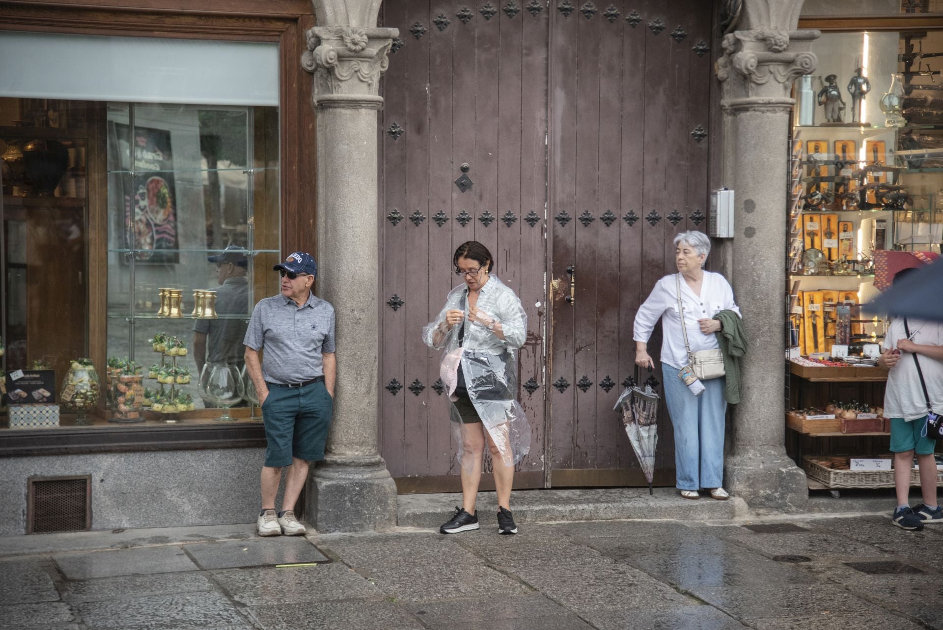 Una tormenta refresca Segovia