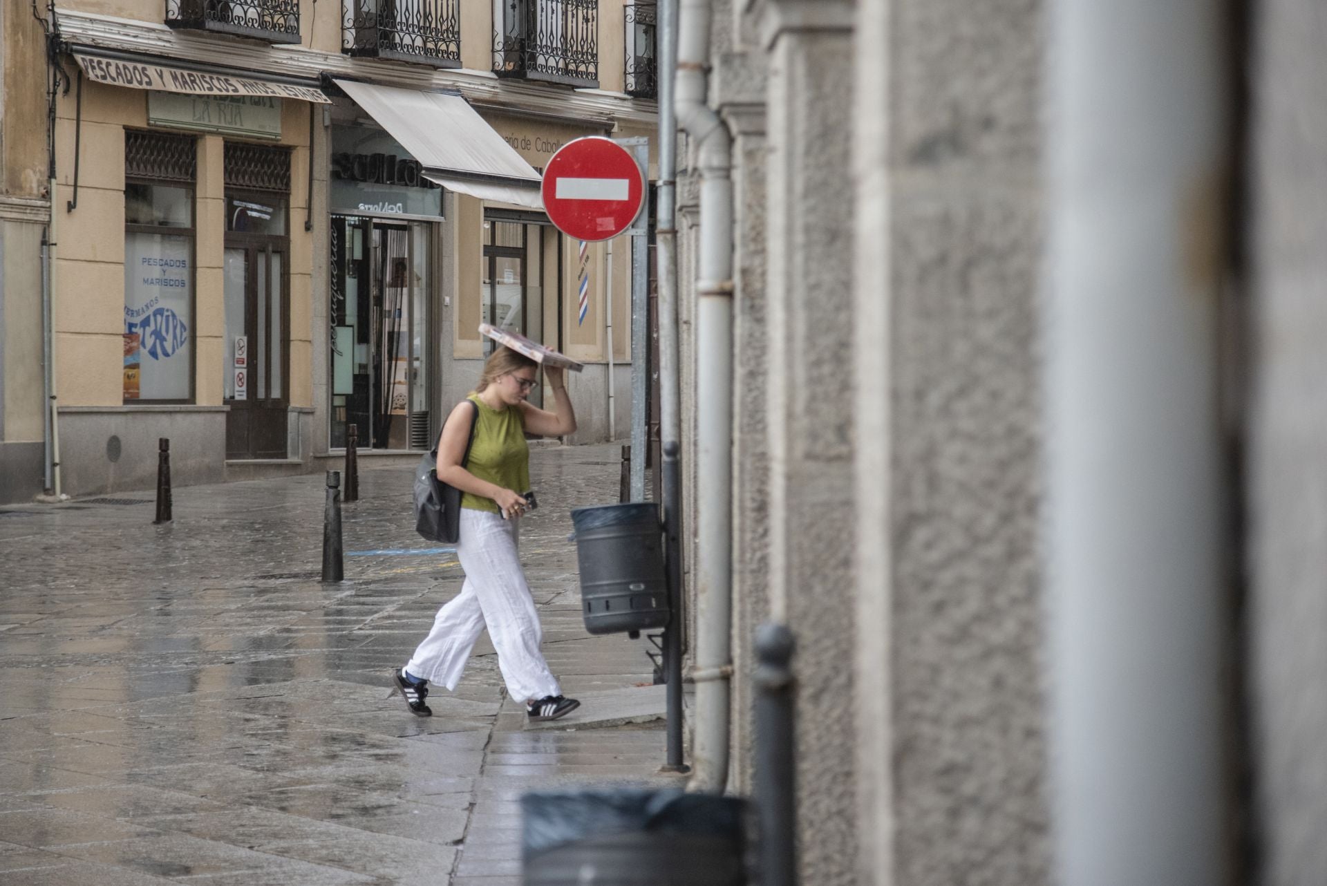 Una tormenta refresca Segovia