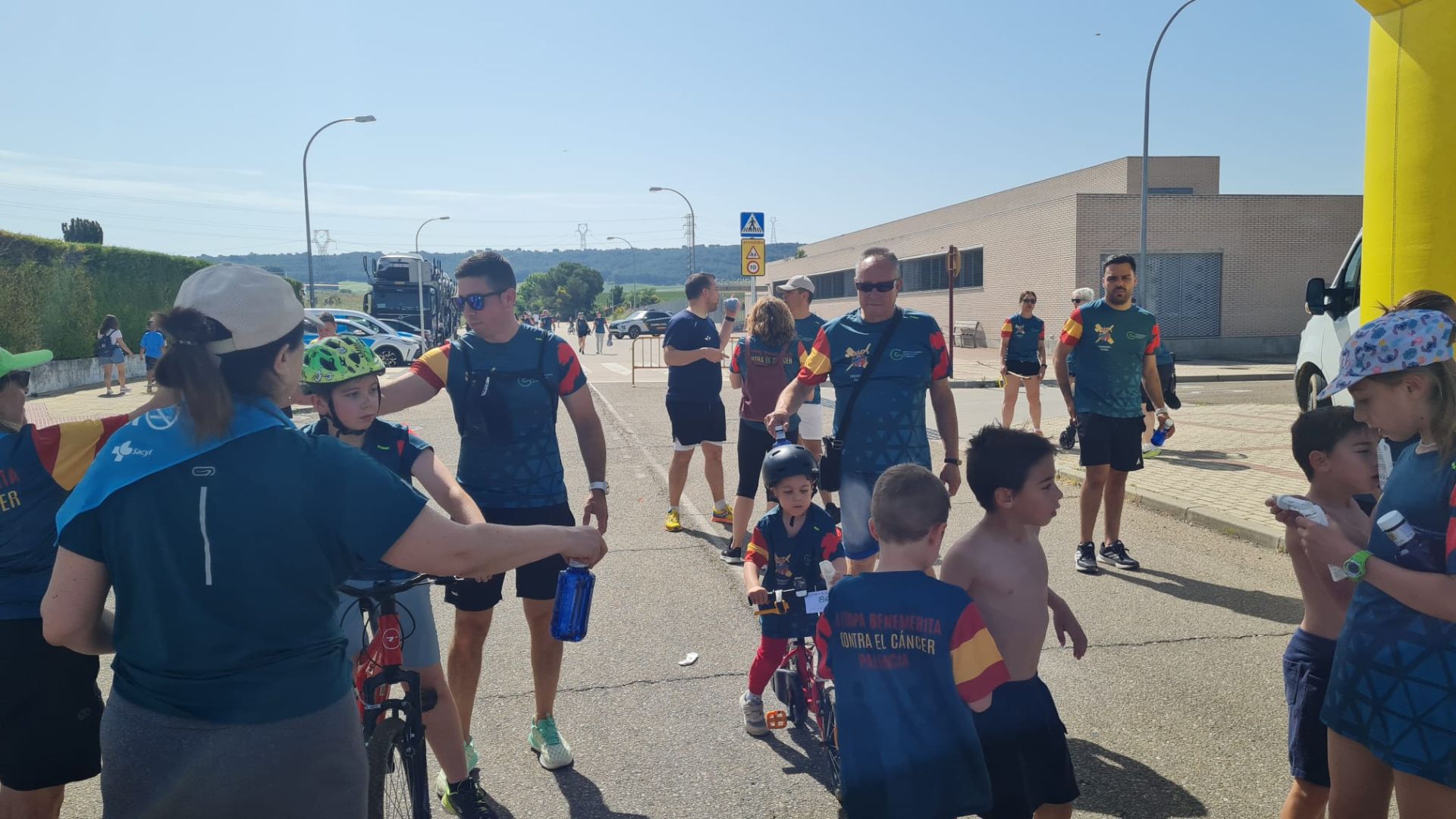 Contra el cáncer con la ayuda de la Benemérita en Palencia