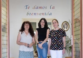 Belén García, Noemí Lara y Raquel Pascual, de Oblata Centro Albor.