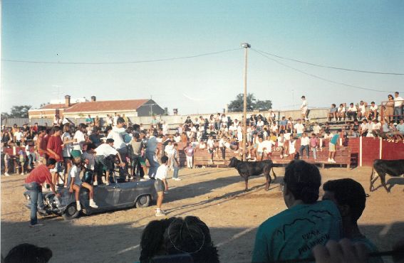 Festejo taurino en las fiestas de San Roque. Agosto de 1991.