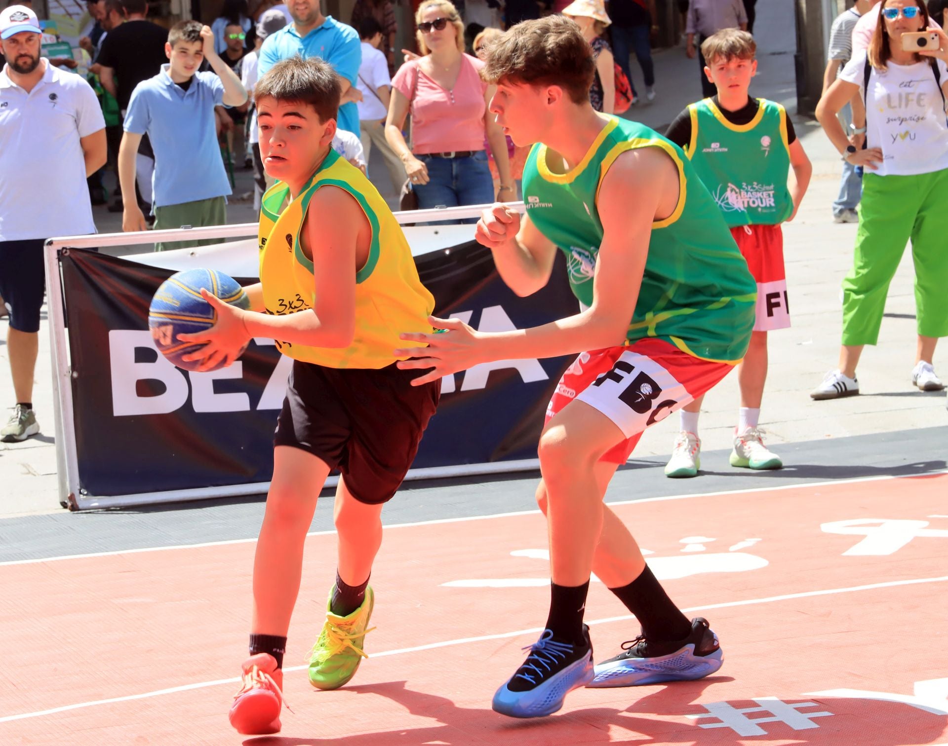 Fotos del campeonato de baloncesto 3x3 en Segovia
