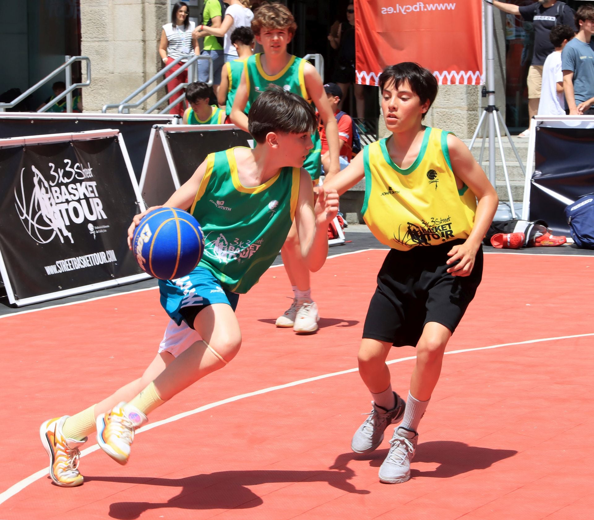 Fotos del campeonato de baloncesto 3x3 en Segovia
