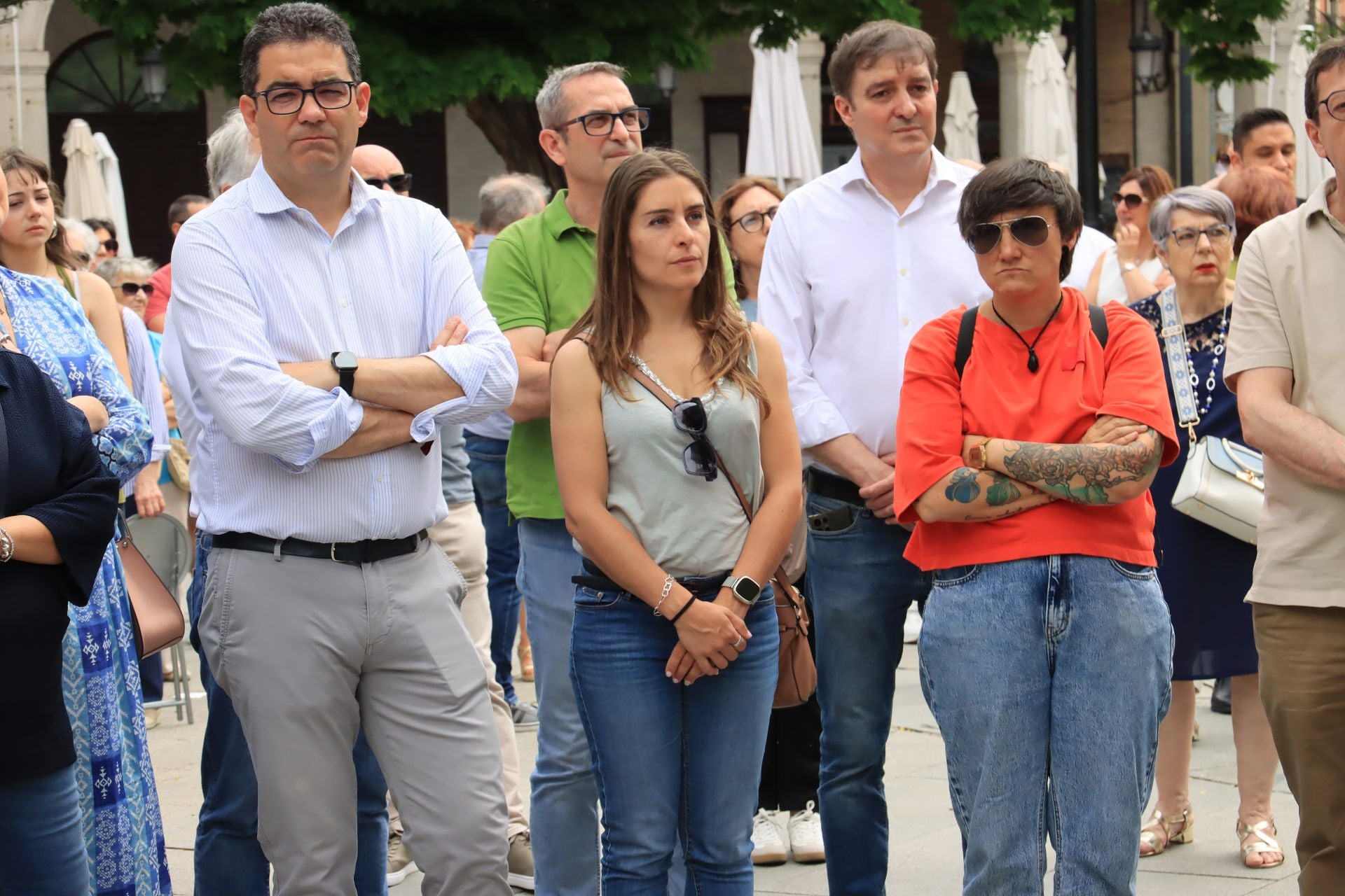 Fotos de la protesta en Segovia contra la supresión de paradas del AVE