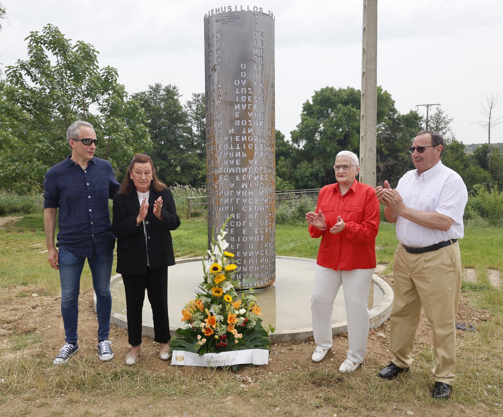 Husillos recuerda a los siete fallecidos en el río