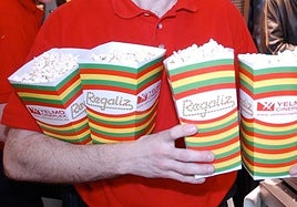 Imagen de archivo de unas palomitas