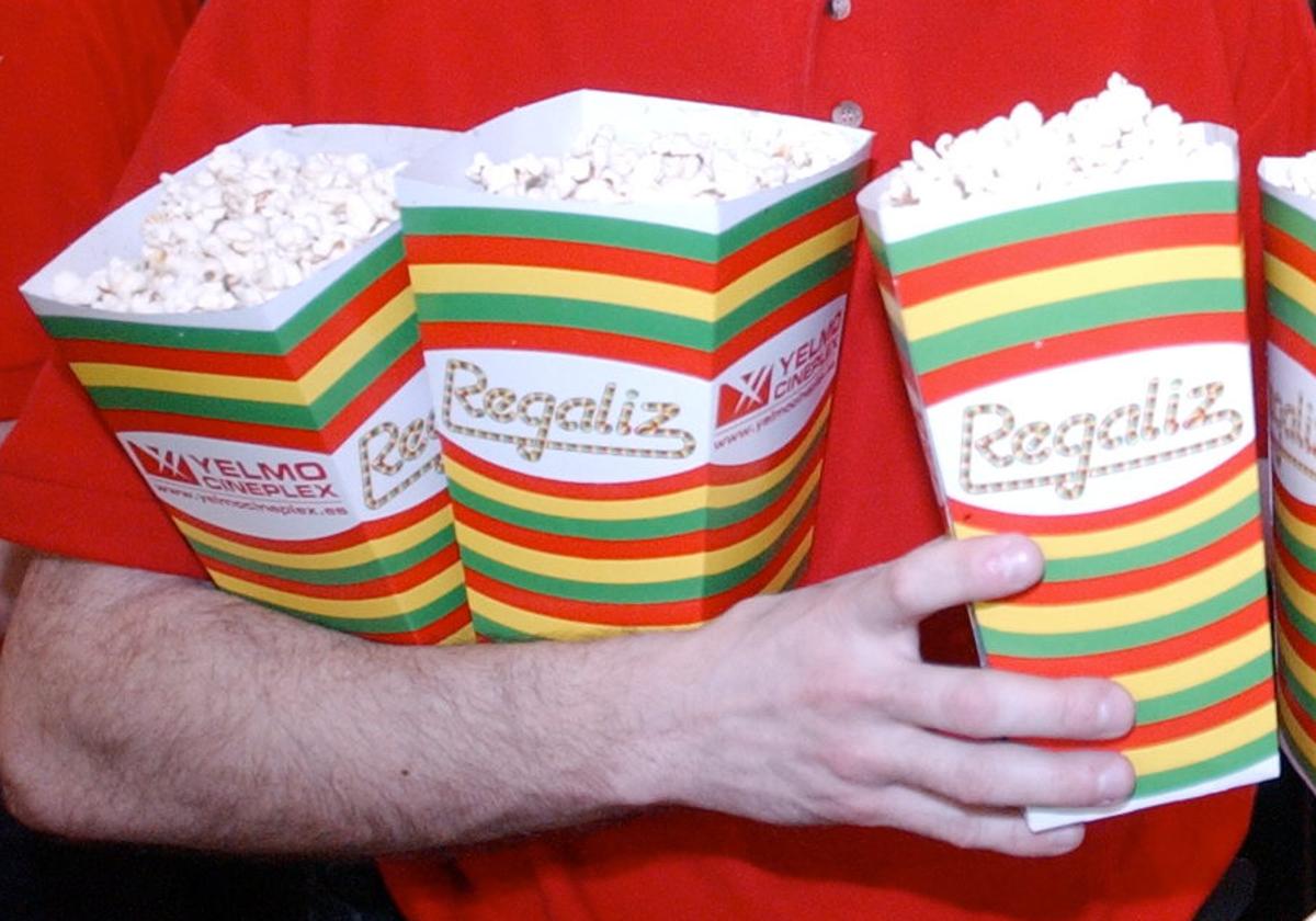 Imagen de archivo de unas palomitas
