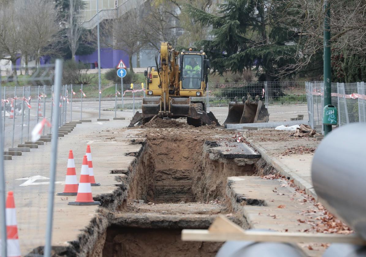 Piden paralizar las obras de la red de calor por «carecer» del informe de impacto ambiental