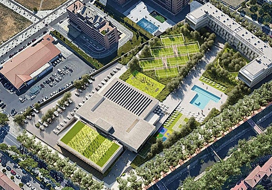 Imagen del proyecto de las futuras instalaciones de Viding.