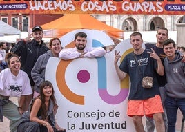 Integrantes del Consejo Local de la Juventud, durante una de sus actividades.