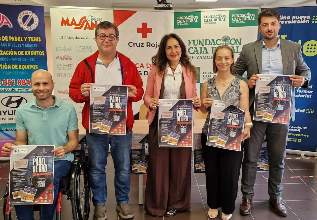 Presentación del torneo solidario.