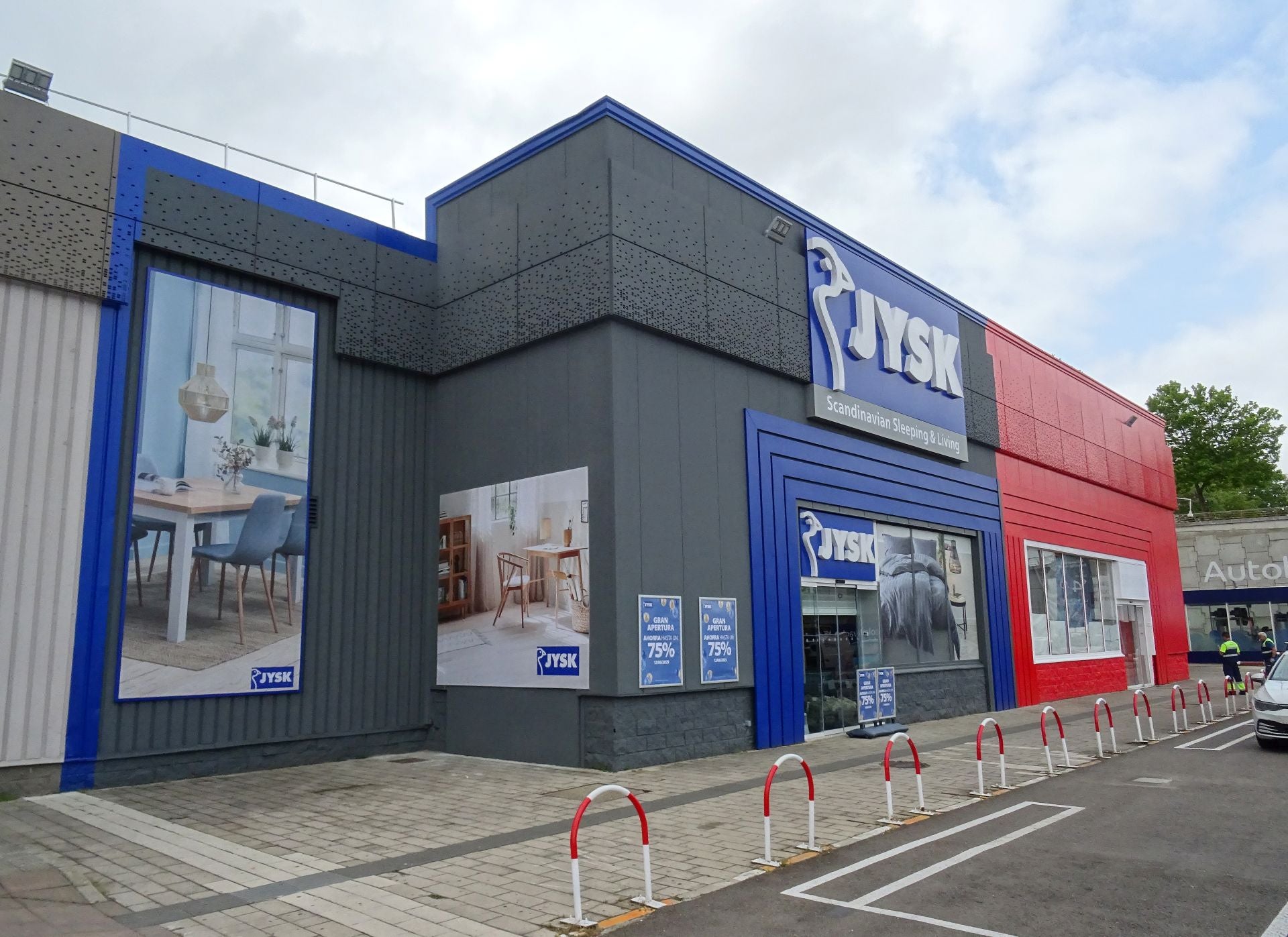 Futura nave de la empresa danesa de muebles Jysk en Valladolid