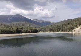 Aspecto actual de la presa de El Tejo.