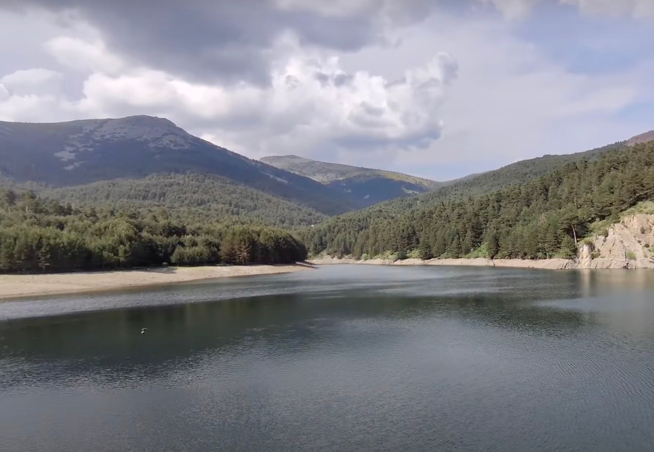 Aspecto actual de la presa de El Tejo.