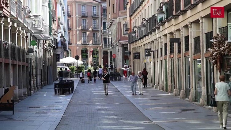 Una guía turística en Valladolid, en un minuto