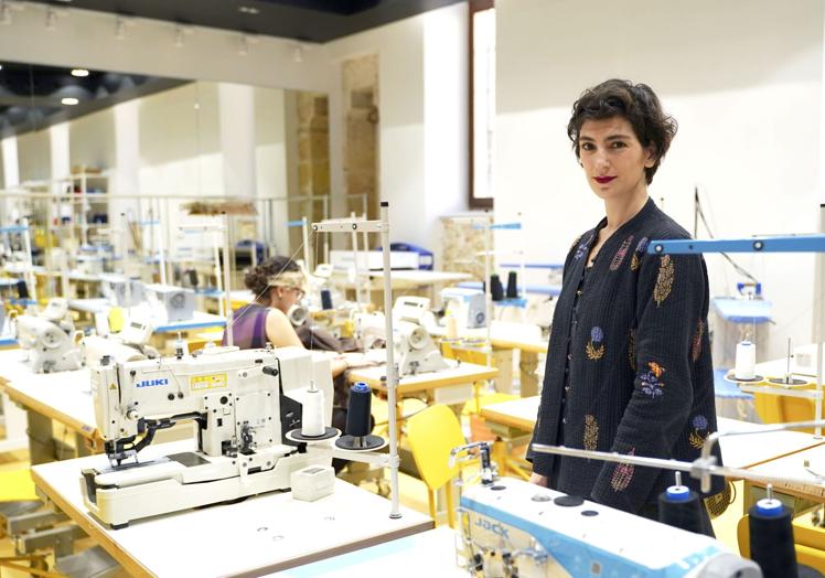 Inés Quezada en las instalaciones de IE Segovia.
