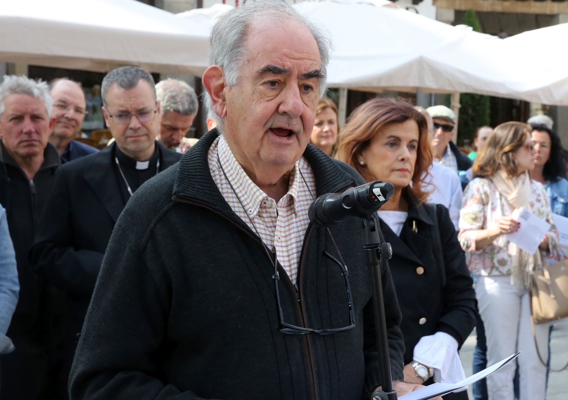 Fotos de la concentración por la paz en Segovia