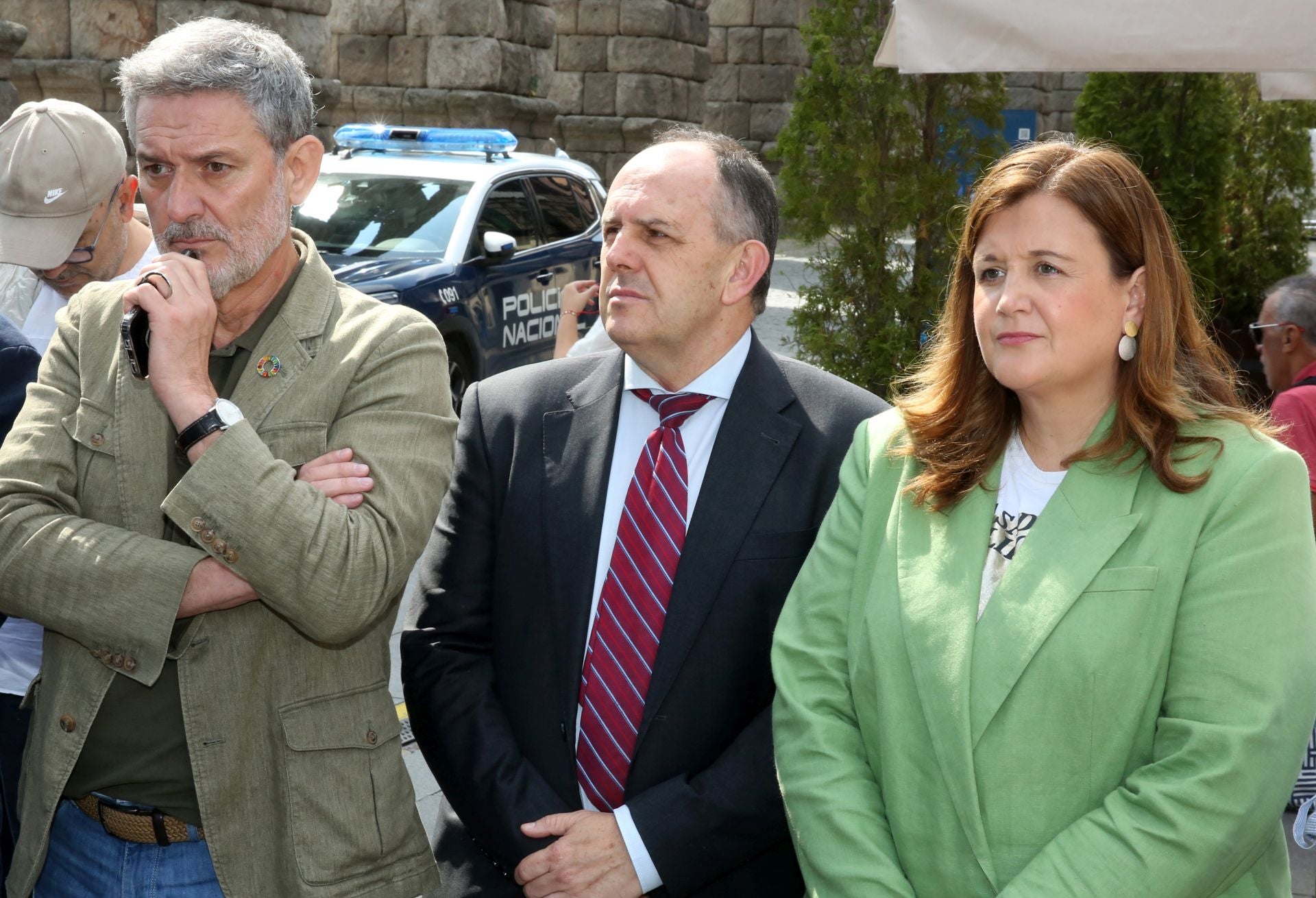 Fotos de la concentración por la paz en Segovia