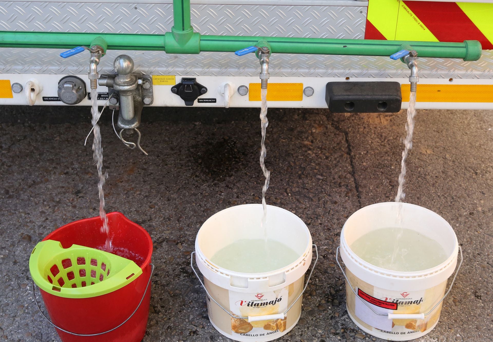 Fotos de la avería de agua en el centro de Segovia