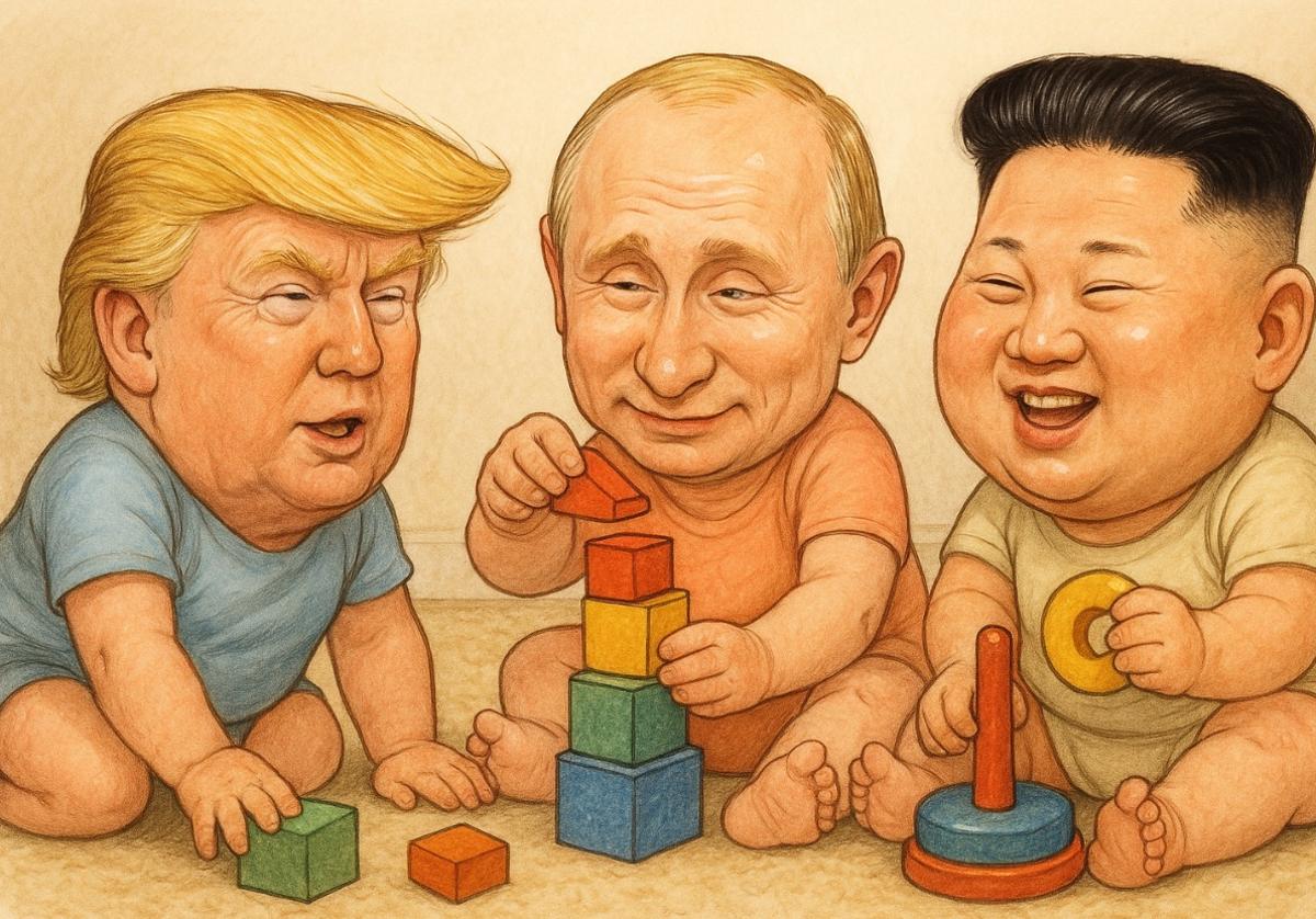 Adorables monstruos: los memes virales de Putin y Trump