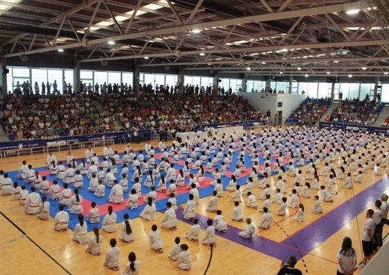 Vista general del polideportivo Pilar Fernández.