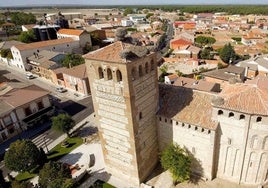 Vista de la iglesia mudéjar de San Juan.