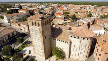 Vista de la iglesia mudéjar de San Juan.