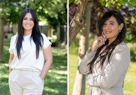 Viviana Tuesta y Nerea Calzada, wedding planner que trabajan en Valladolid.