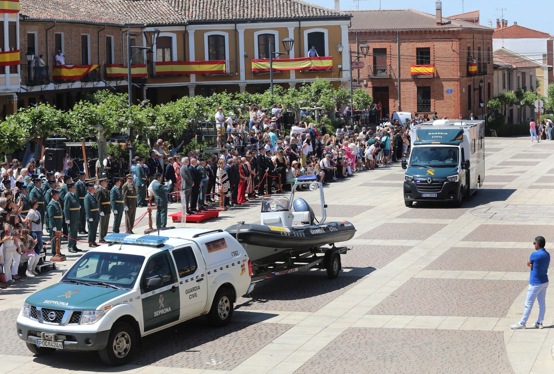 La Guardia Civil honra en Paredes de Nava sus 181 años de historia