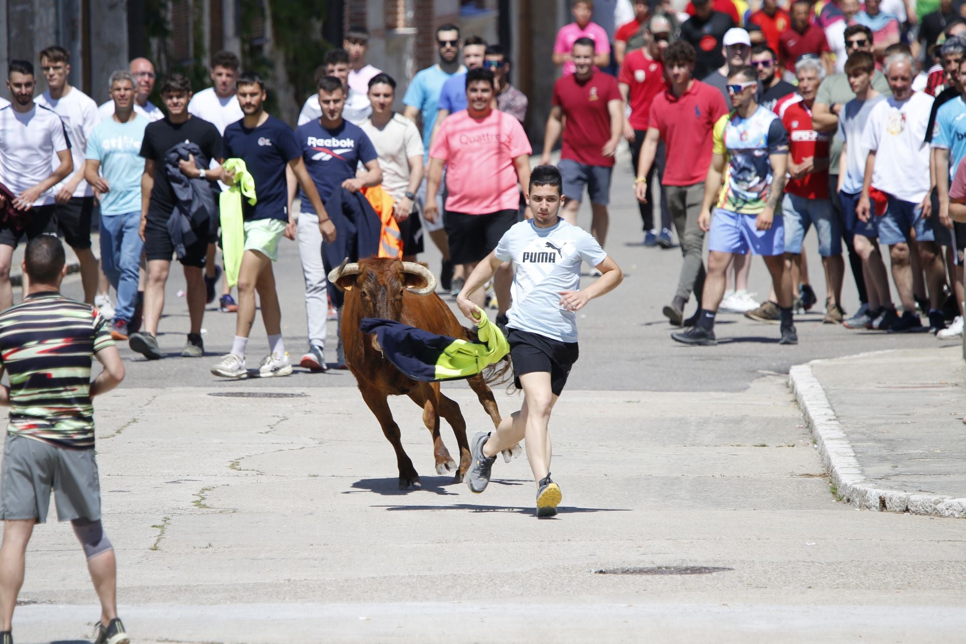 El encierro de La Parrilla, en imágenes