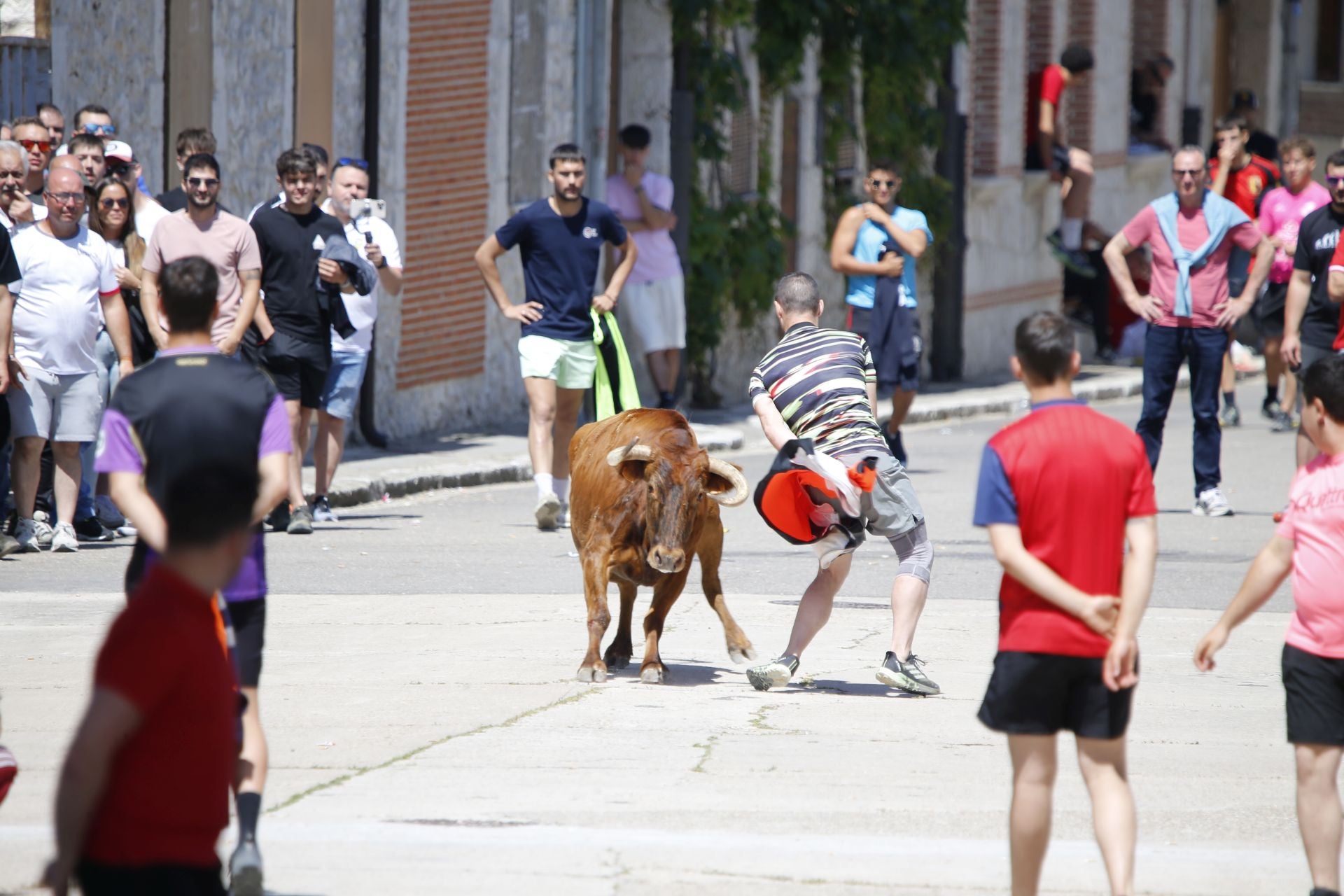 El encierro de La Parrilla, en imágenes