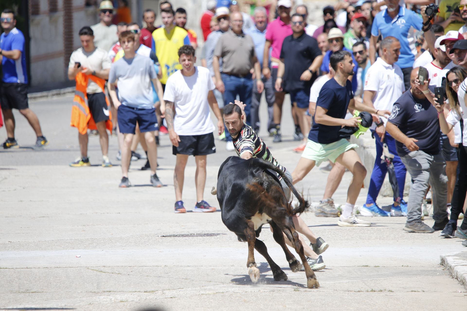 El encierro de La Parrilla, en imágenes
