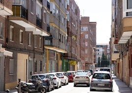 Calle Príncipe de Valladolid, lugar de la casa de citas.