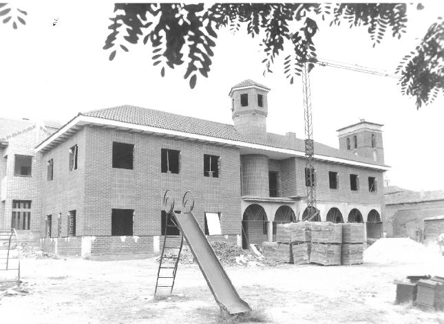 Construcción de la nueva Casa Consistorial. 7 de noviembre de 1990.