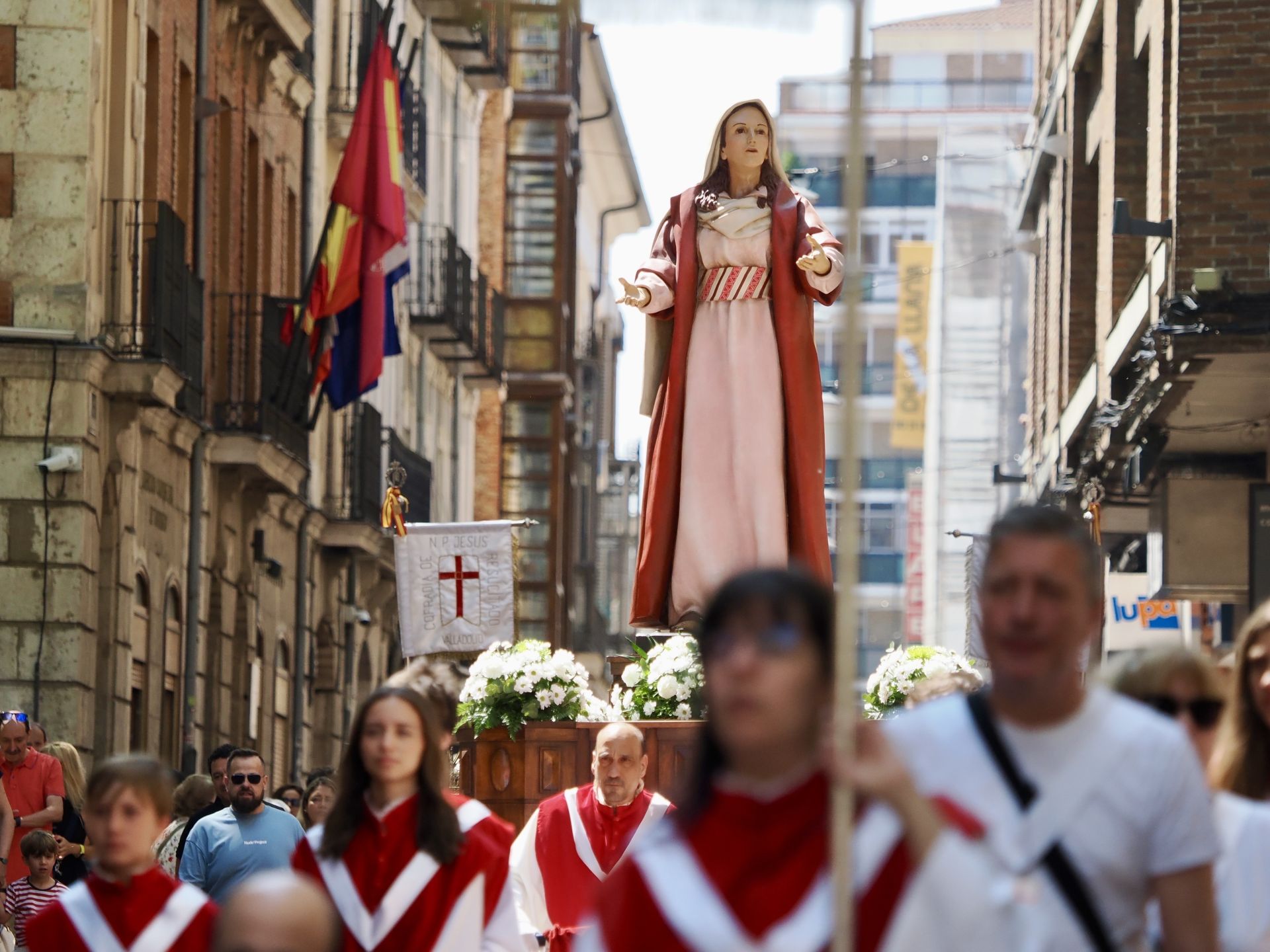 La procesión de la Virgen de la Alegría, en imágenes