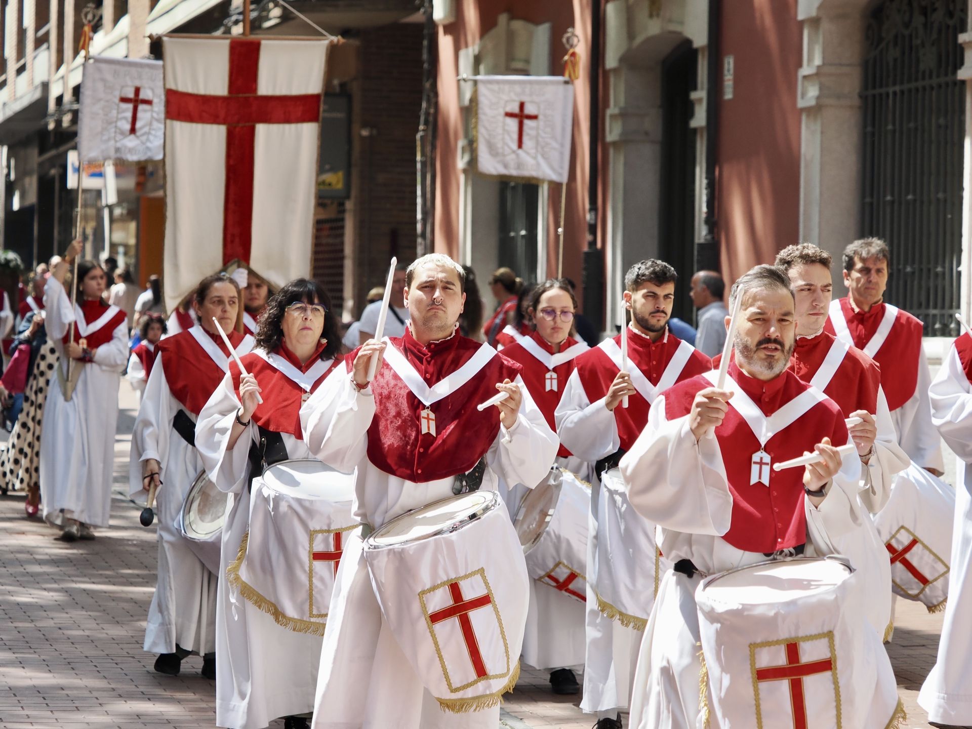 La procesión de la Virgen de la Alegría, en imágenes