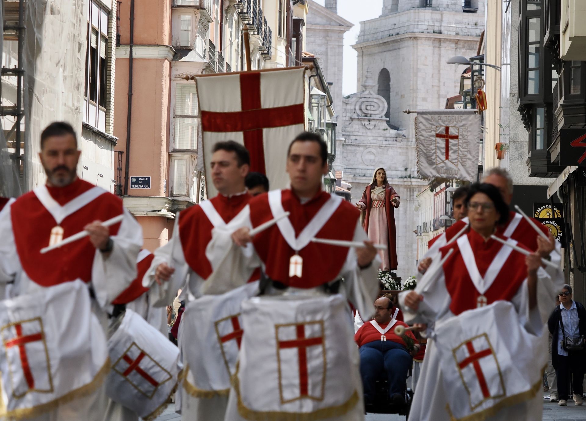 La procesión de la Virgen de la Alegría, en imágenes