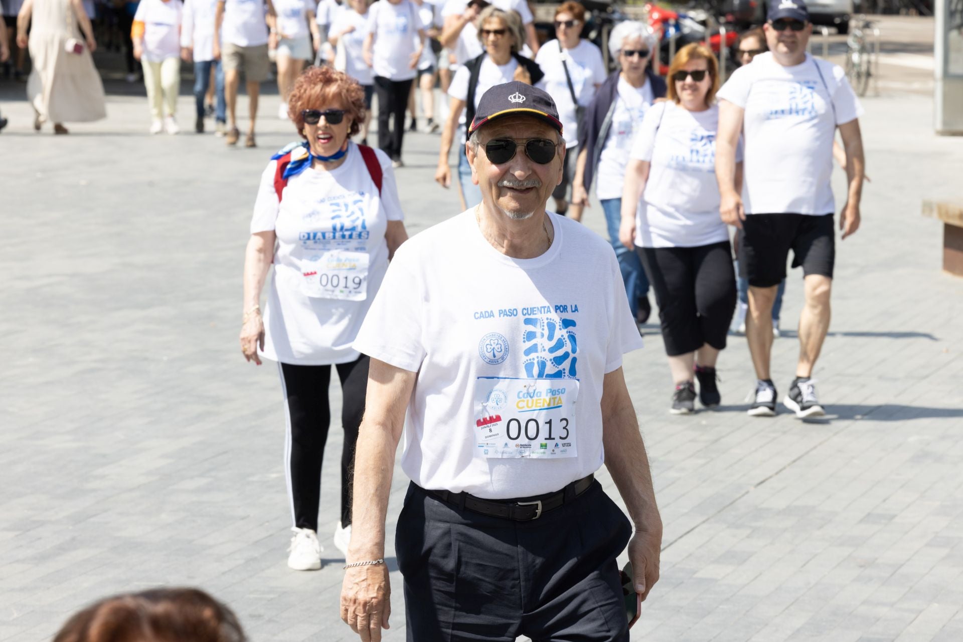 La marcha para dar visibilidad a la diabetes, en imágenes