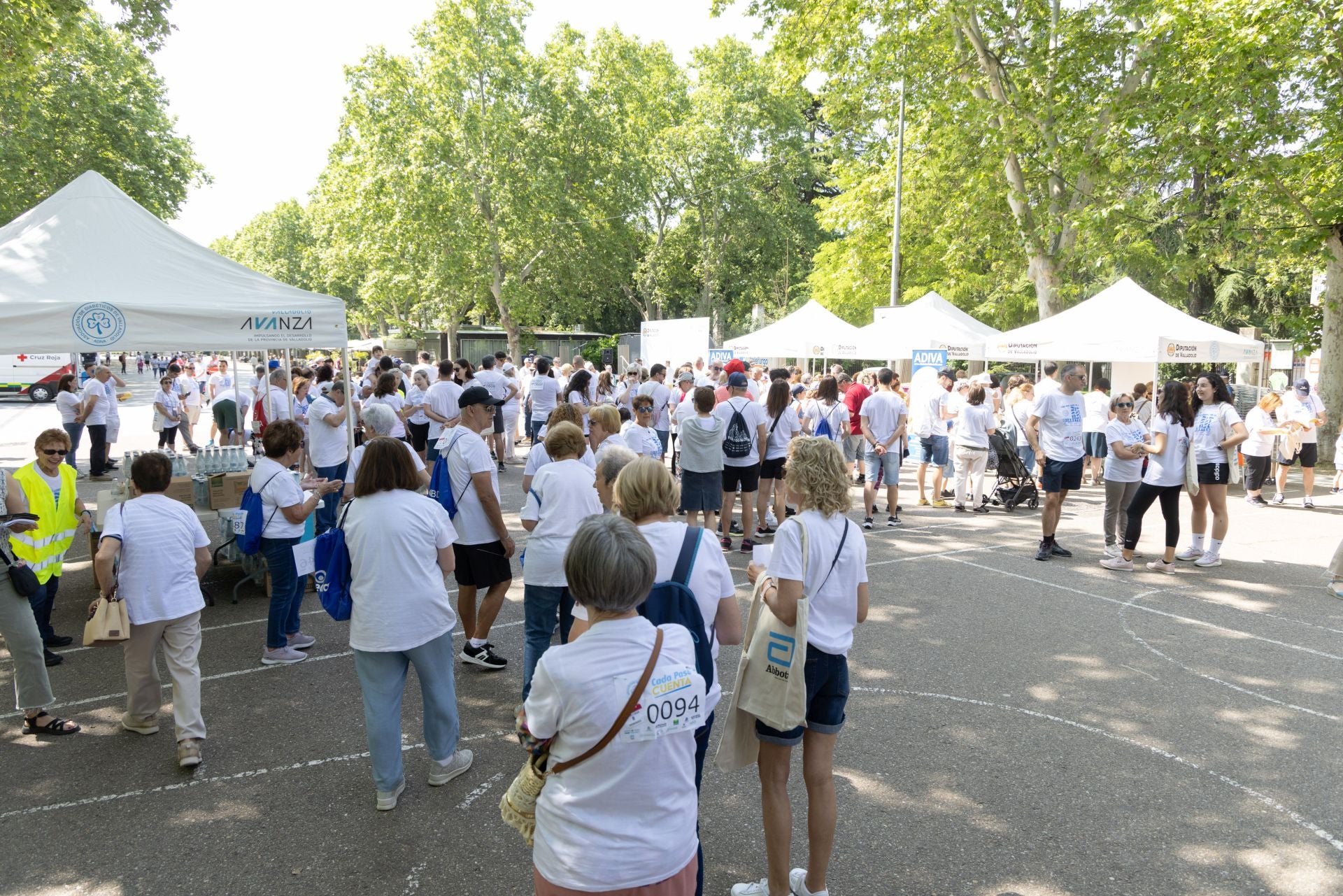 La marcha para dar visibilidad a la diabetes, en imágenes