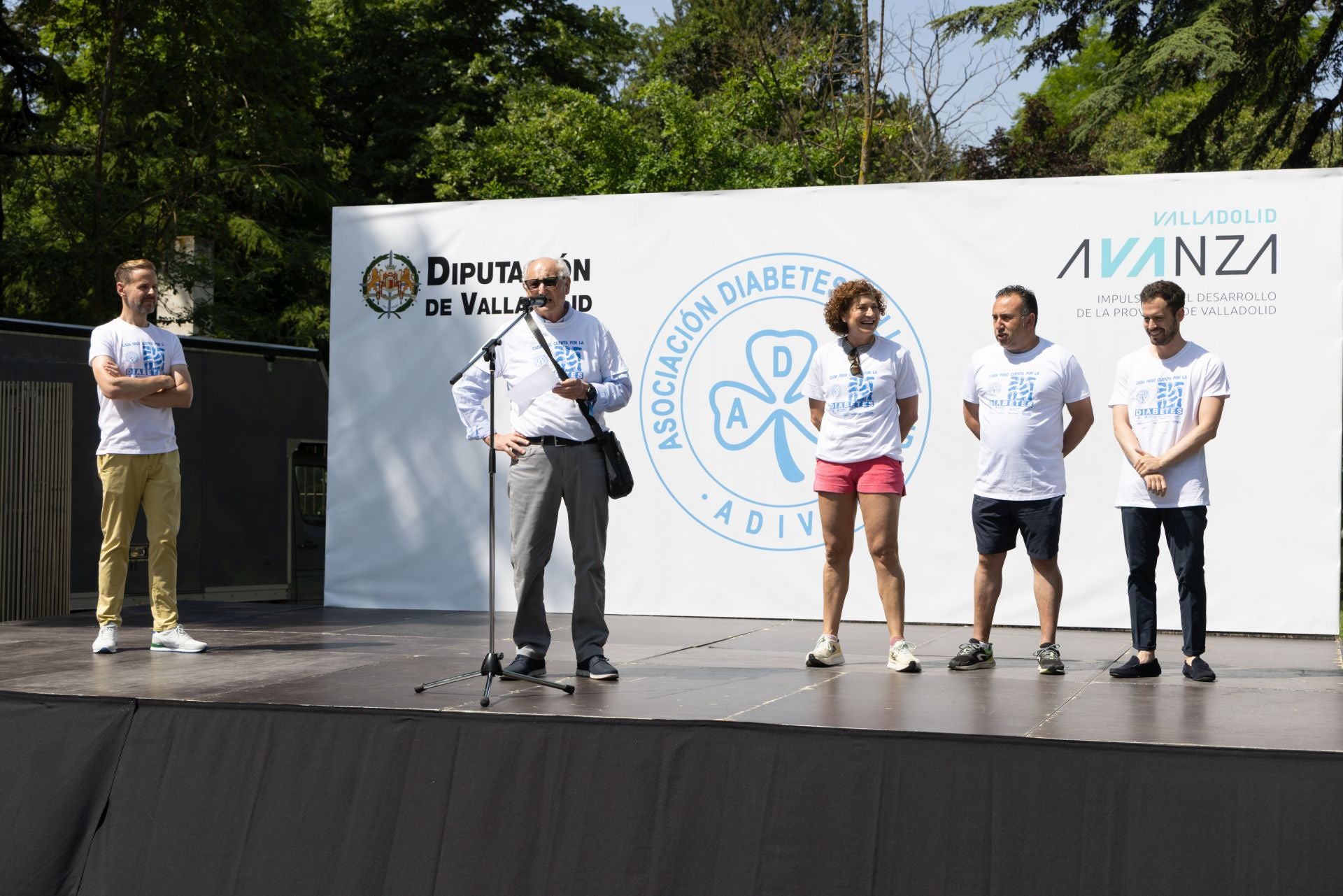 La marcha para dar visibilidad a la diabetes, en imágenes