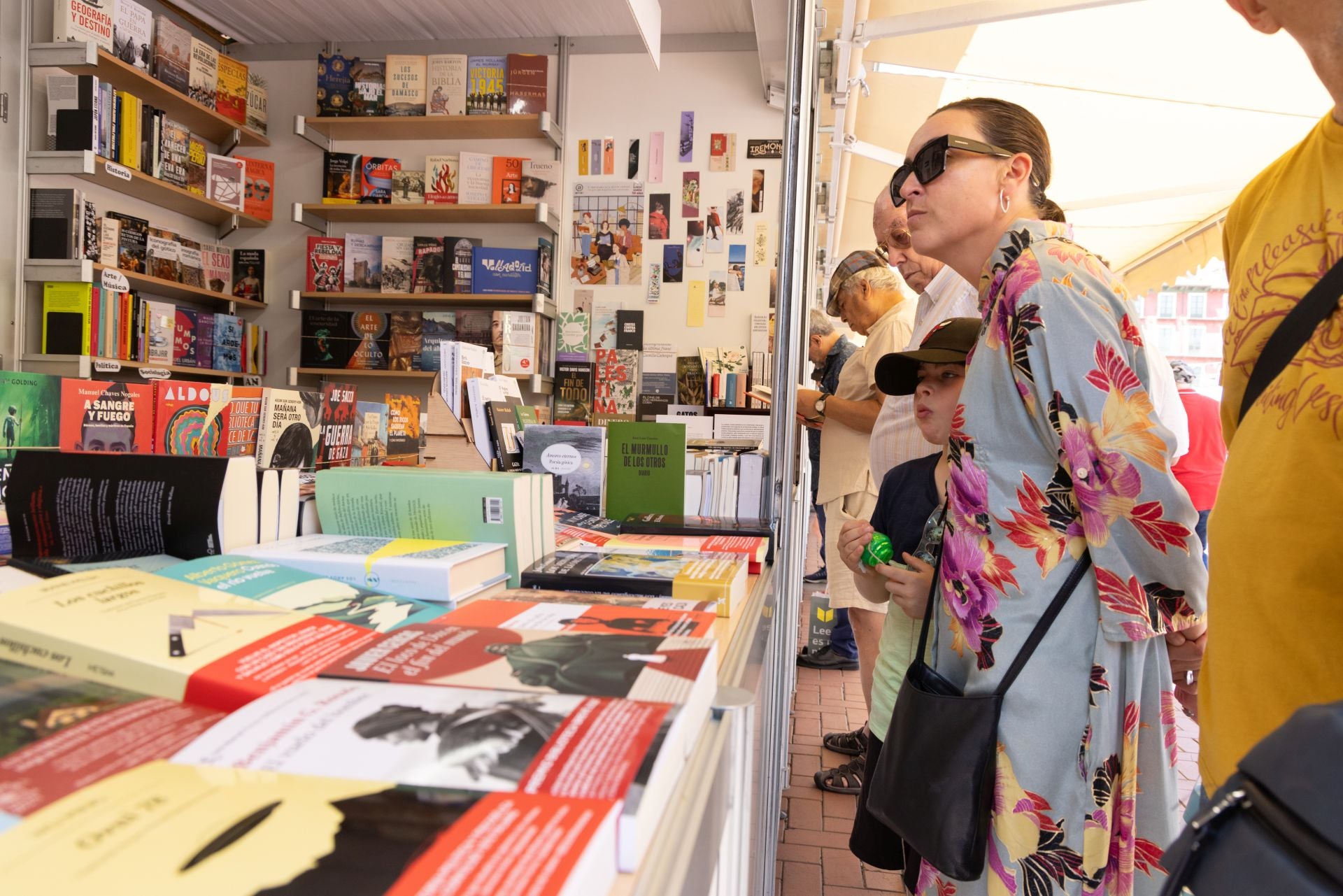 Última jornada de la Feria del Libro de Valladolid